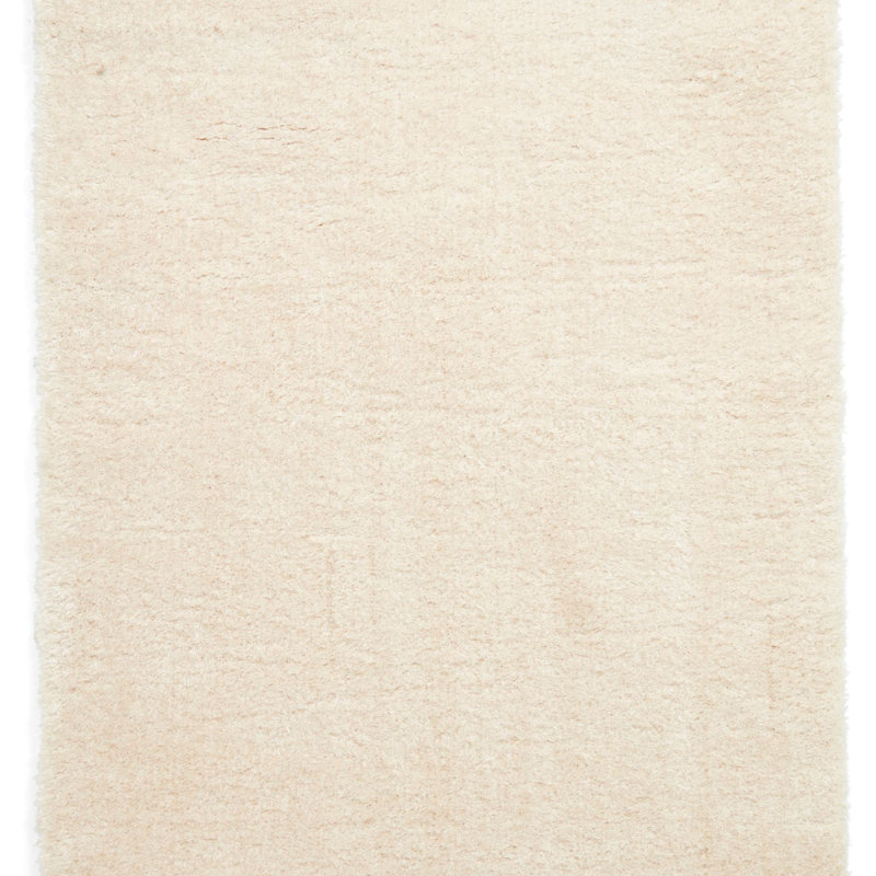 Lux Shaggy area rug Machine Woven Rectangle Cream, Rectangle 120 x 170cm