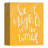 «Be the Light in the World», reproduction d'art textuel sur toile-25254581