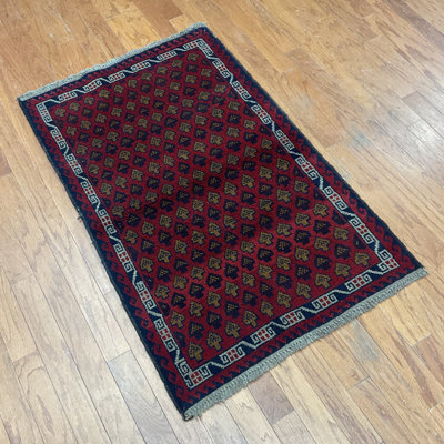  Handmade Balouchi Wool Rug