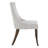 Upholstered Curved Back Dining Chairs with Solid Wood Legs-121318352