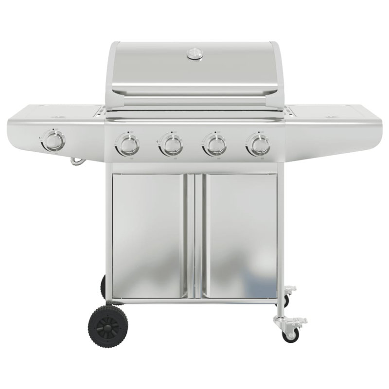 Charlieanne Dakota Fields Single Burner Freestanding Natural Gas 0 BTU BTU Gas Grill with Side Burner