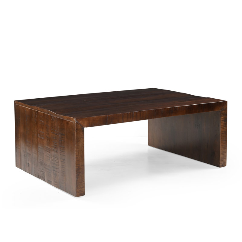  Table basse en noyer foncé