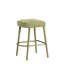 Tabouret de bar en tissu sans dossier - siège rembourré, repose-pieds et espace pour la maison, 2 personnes-773121001