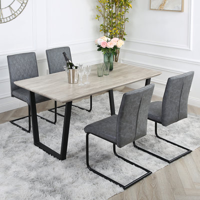 Asfand 4 - Person Dining Set
