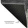 Premium Machine Washable Cerrito Charcoal Rug