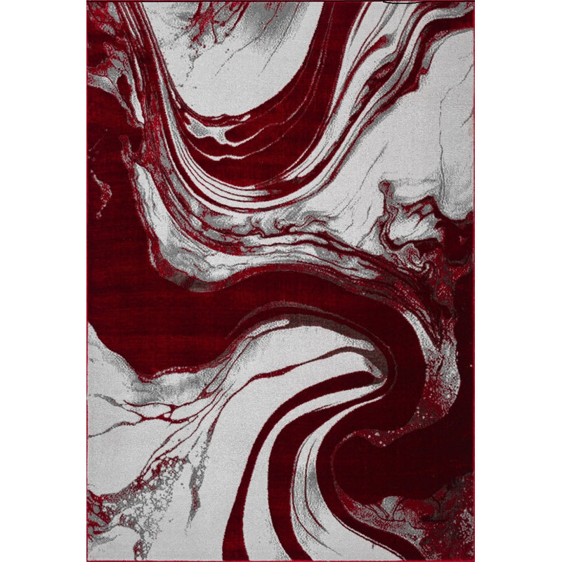 Abstract Area Rug, Rectangle 200 x 290 cm