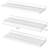 Floating Shelves, 3 Pcs, White
