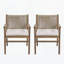 Chaise de salle à manger d'extérieur (ensemble de 2)-1249726360