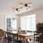 3 - Light Unique Semi Flush Mount