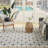 Nourison Essentials Ivory/Black Indoor/Outdoor Area Rug-299995695