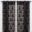 Branca Polyester Damask Semi Sheer Grommet Curtain Panel Set-1209475009-1209475014