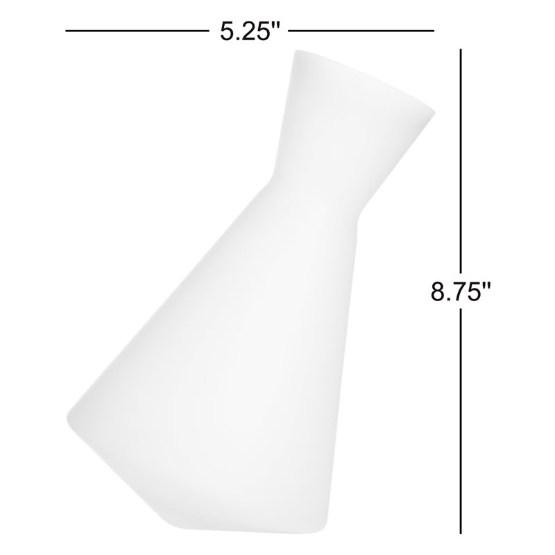 Vaso Crystal Lead Free Crystal Wine Decanter, Frosted
