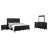 Traequan 4-piece Eastern King Bedroom Set Black-98386763-129757030