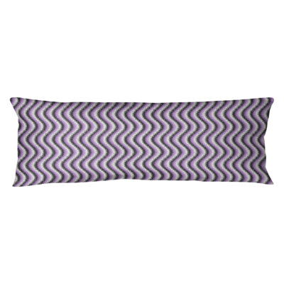 Coussin lombaire à chevrons