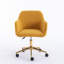 Chaise de bureau Teddy en tissu, pivotante à 360 ° à hauteur réglable, capacité de 250 lb, facile à assembler, idéale pour le bureau à domicile-1326401394