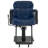 23.6" Wide Manual Swivel Ergonomic Barber Chair,Hydraulic Pump Manual Recliner