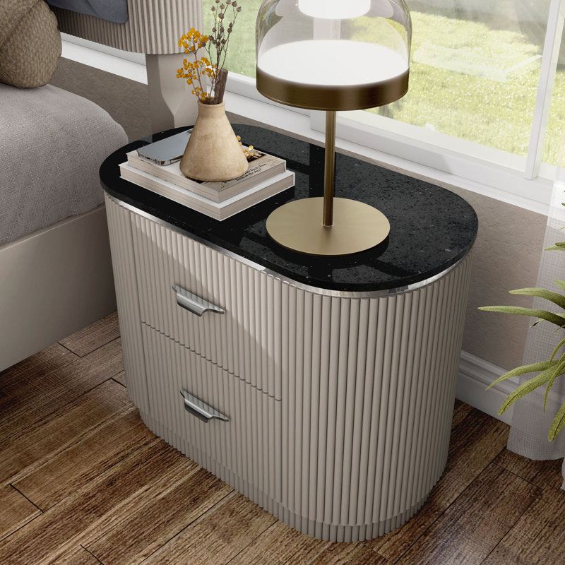 Oktay 2-Drawer Nightstand