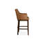 Upholstered Stool with Solid Wood Frame-1937703163