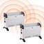 Igenix 2000W Convector Heater White Pack of 2