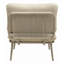 Portable Sectionals Chair, Steel Frame Modern Compact Patio Seating