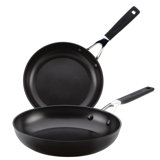 KitchenAid Hard Anodized Nonstick Frying Pan Set, 8.25 Inch and 10 Inch