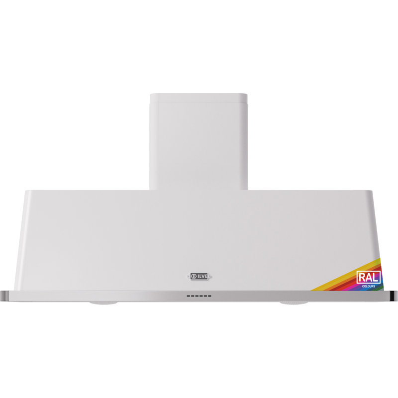 ILVE 60" Majestic II 600 CFM Ducted Wall Mount Range Hood, RAL/Satin SS