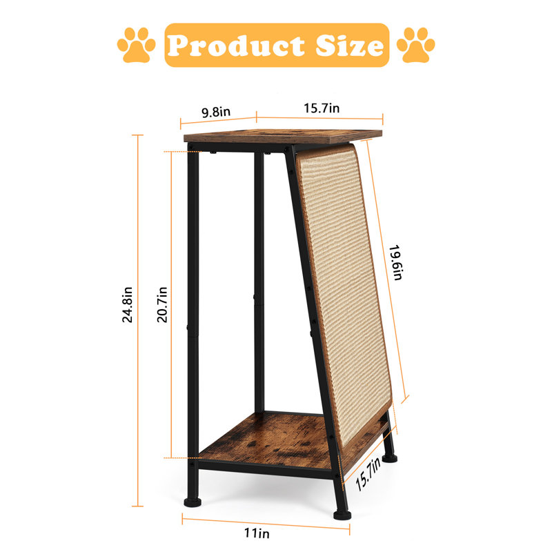 Tenley Farbic Pet Bed, Brown
