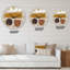 Minimal élémentaire organique et géométrique compostions XXVII - horloge murale moderne-59913720