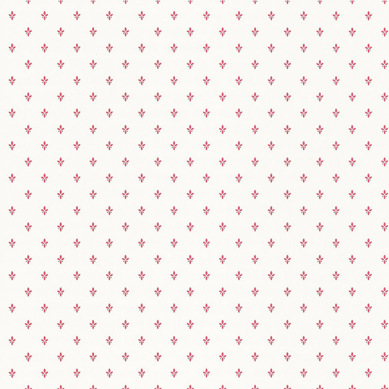 Hefley Matte Paste the Wall Wallpaper Roll, White/Red