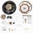 36 Inch LED Dimmable Ceiling Fan Light Chandelier