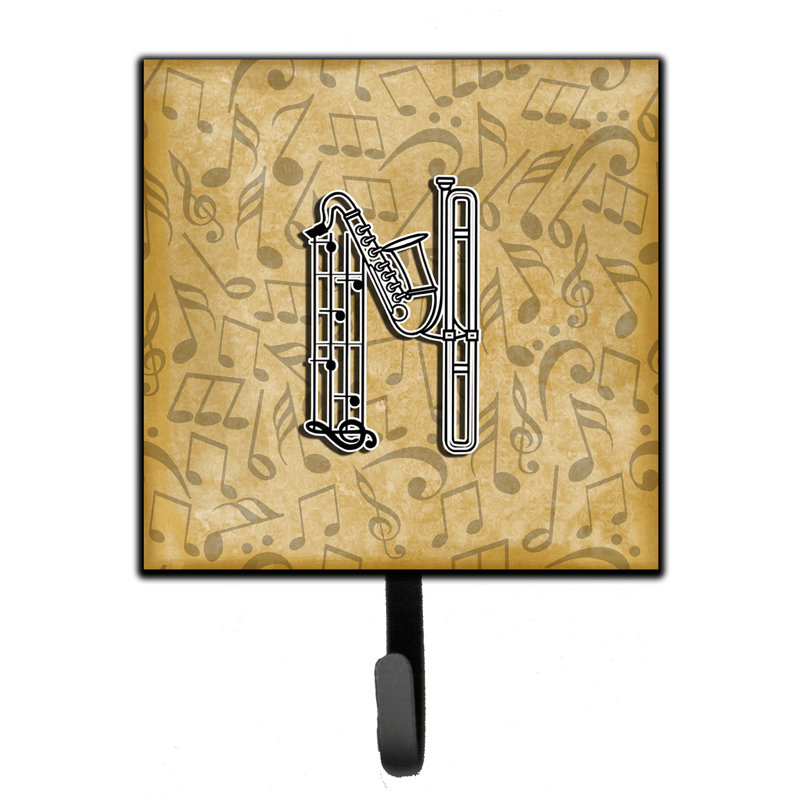 Porte-garde-bûche et crochet mural musical instrument, N