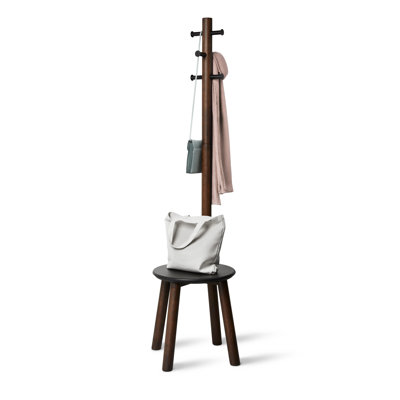 Pillar Freestanding 6 - Hook Coat Rack