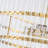 6-light Modern Dimmable 2-tiered Glass Chandelier