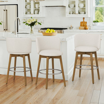 26'' Swivel Bar Stool - Fabric