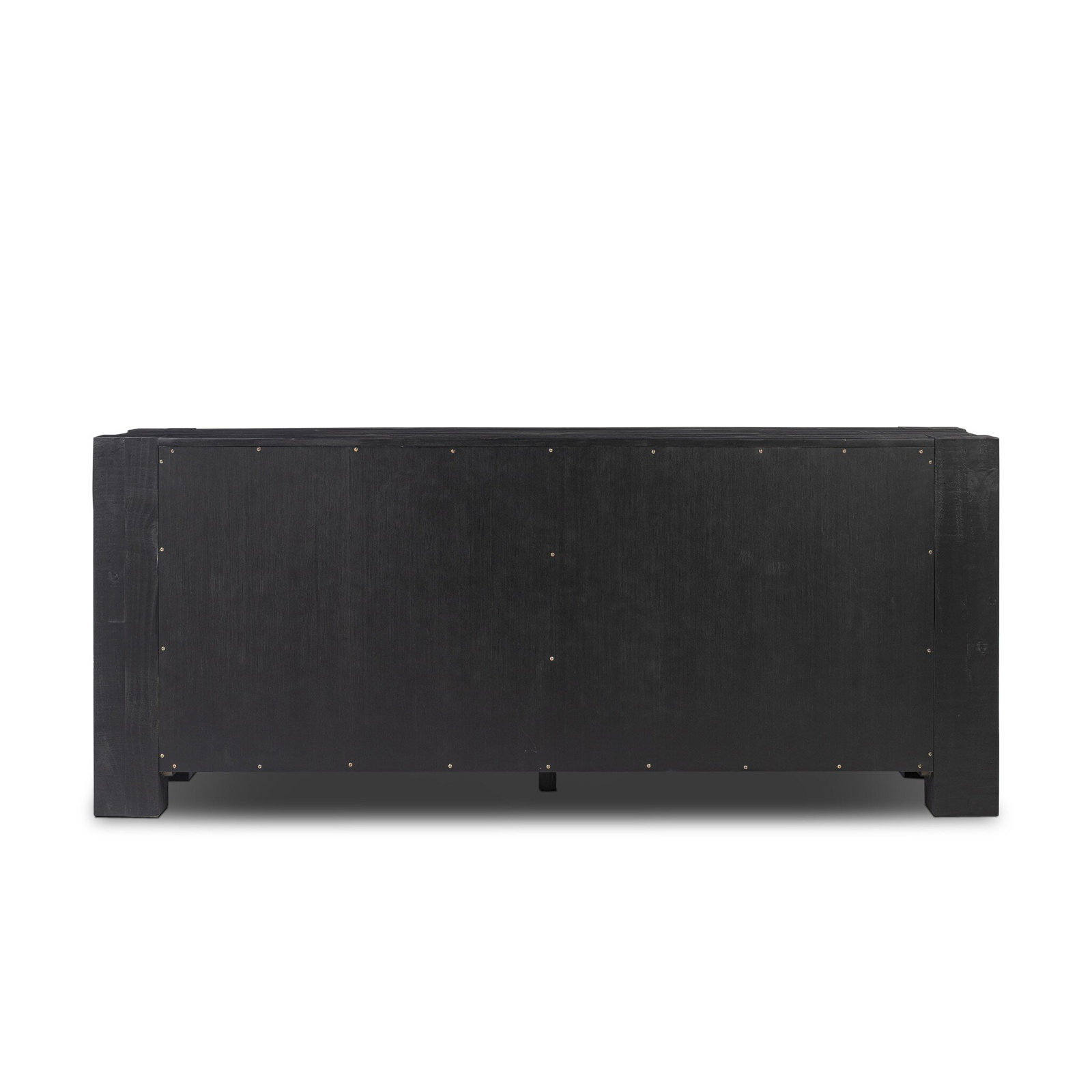 Finnian 6 Drawer Dresser-Light Blonde Pine, Aged Black Pine