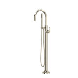 Apothecary Single Hole Floor Mount Tub Filler Trim