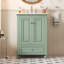 Meuble-lavabo 24 po avec lavabo en céramique, armoire de rangement avec portes à fermeture douce, armoire de salle de bain avec tiroir et séparateurs de tiroir-1856749411