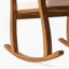 Chaise à bascule avec coussin