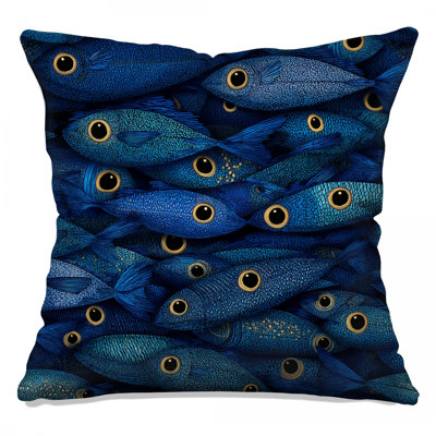 Fish Throw Pillow, Animal Double Sided Pillows