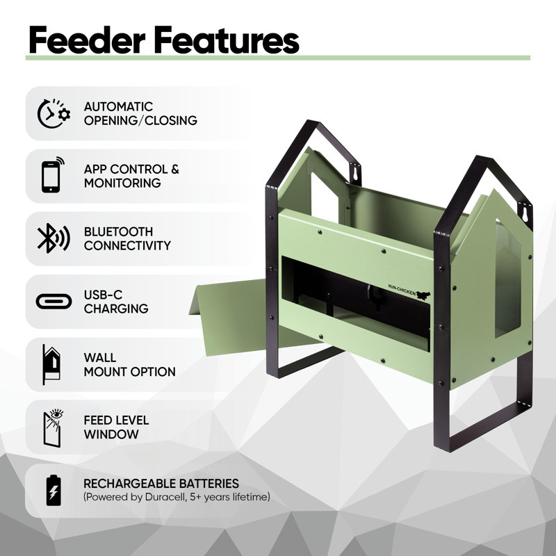 RUN-CHICKEN - Automatic Go Feeder (Mint), Mint