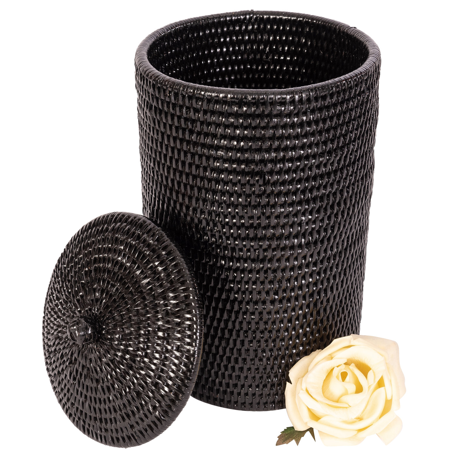 Rael Freestanding Toilet Paper Holder, Tudor Black