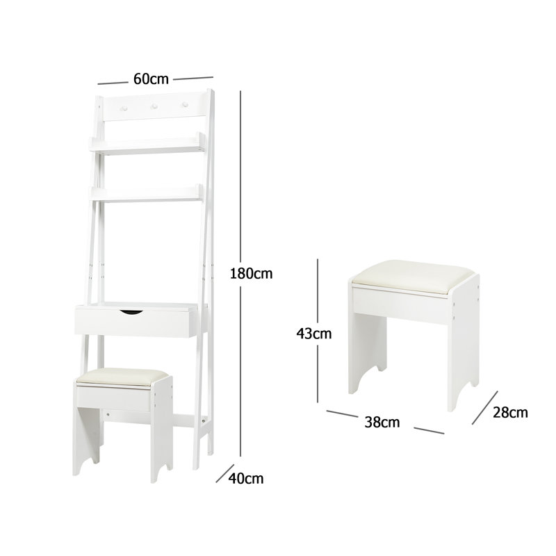 Neddra Dressing Table with Mirror