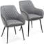 50cm H Tufted Velvet Upholstered Armchairs, Dinning chairs-1604586874