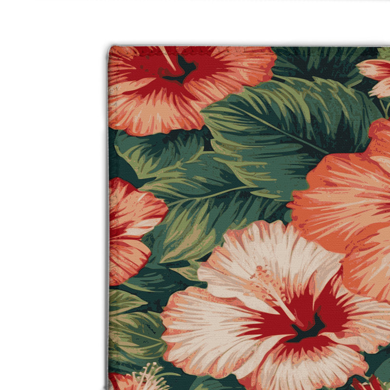 Tapis d'intérieur et d'extérieur brun Botanical, Rectangulaire 2 pi x 3 pi