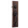 Colonial Handleset with Deadbolt and Door Lever and Rosette