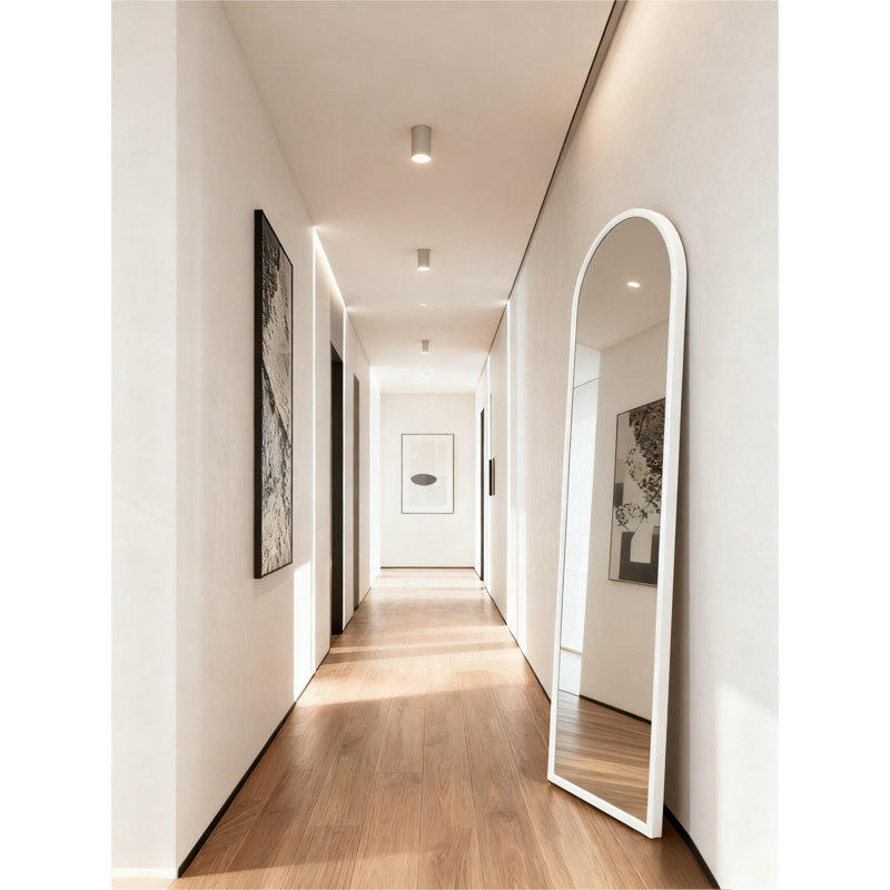 Full Length Mirror 63"X 20" Floor Mirror, Free Standing Full Body Mirror, Wall Mounted Hanging Or Leaning Mirror With Stand For Bedroom, Living Room, Cloakroom