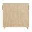 Armoire de rangement en bois de pin à 8 compartiments, organisateur à tablettes fixes de L 44 po x H 44 po pour livres / jouets / décoration intérieure, bibliothèque moderne en bois, armoire à compartiments multiples pour la maison / le bureau