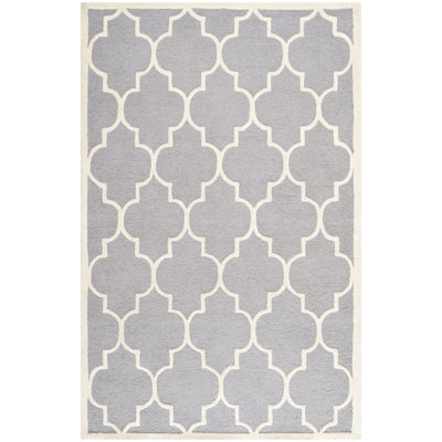 Geometric Wool Hand Woven Area Rug