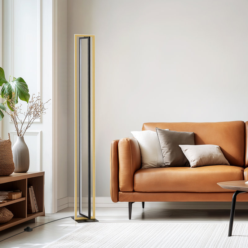 57" Led Floor Lamp With Remote Control