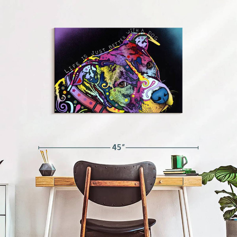 Brampt Life Is Just Better, 24" H x 36" W